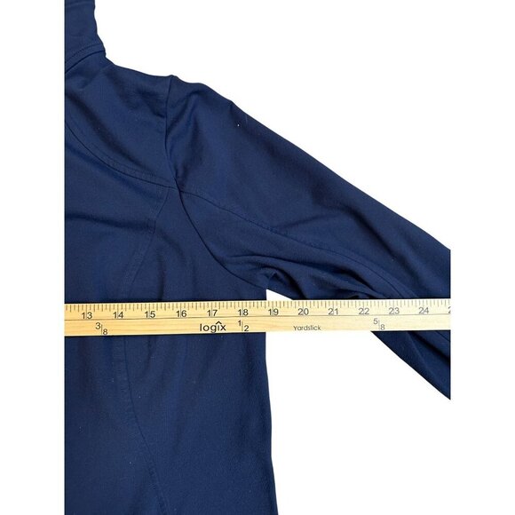 EUC - Duluth Trading Womens Navy Zip-Up Athletic Jacket M Nylon/Spandex - Picture 8 of 10